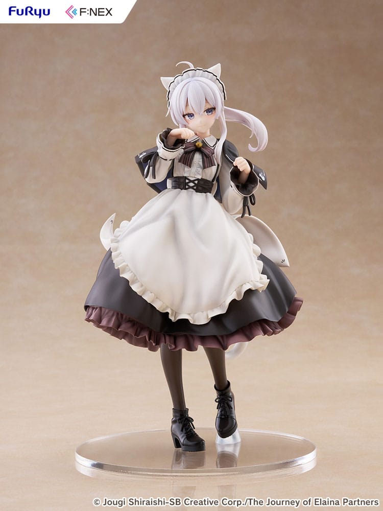Wandering Witch: The Journey of Elaina F:NEX PVC Statue 1/7 Elaina Maid costume with cat ears Ver. 24 cm - MangaShop.ro