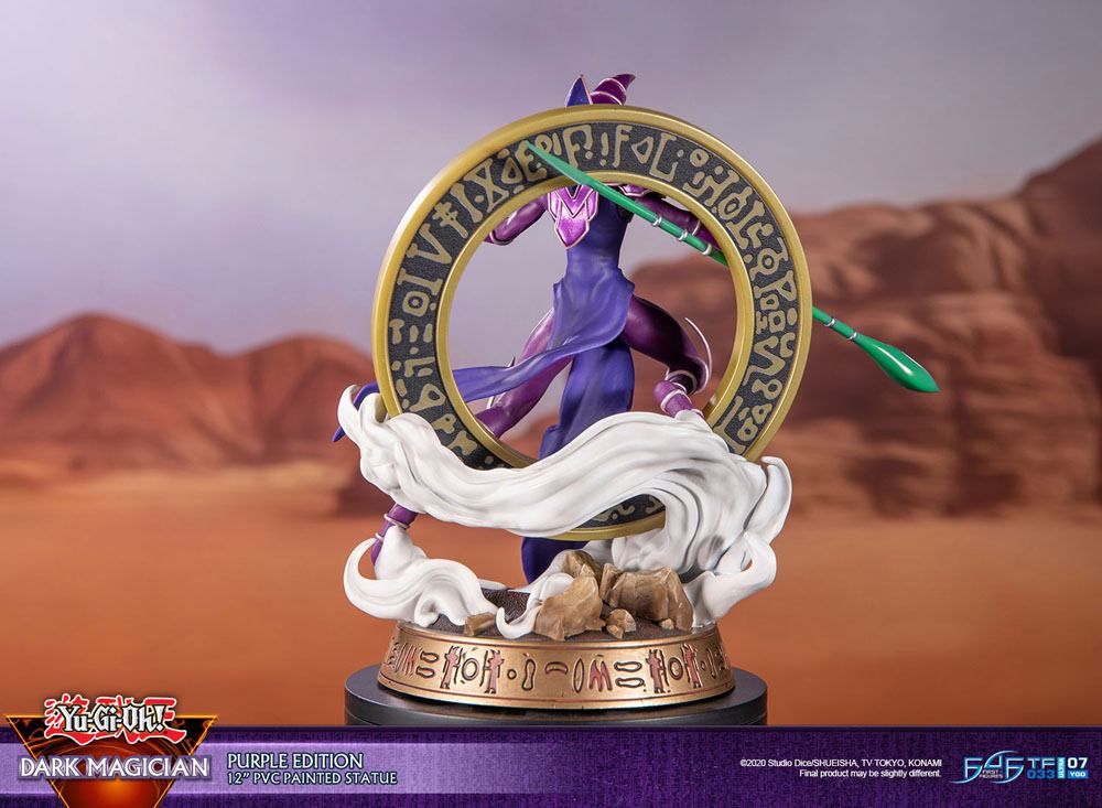 Yu-Gi-Oh! PVC Statue Dark Magician Purple Version 29 cm - MangaShop.ro