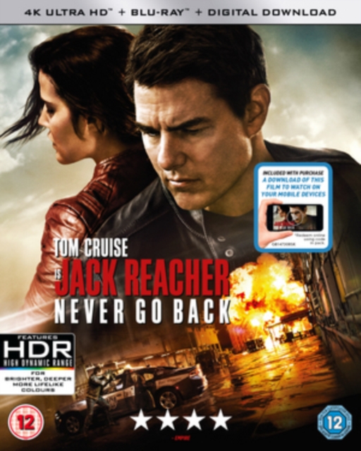 Jack Reacher Never Go Back 4K Ultra HD + Blu-Ray - MangaShop.ro