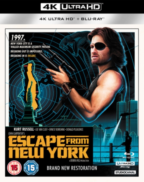 Escape from New York 1981 Blu-ray / 4K Ultra HD + Blu-ray (Boxset) - MangaShop.ro