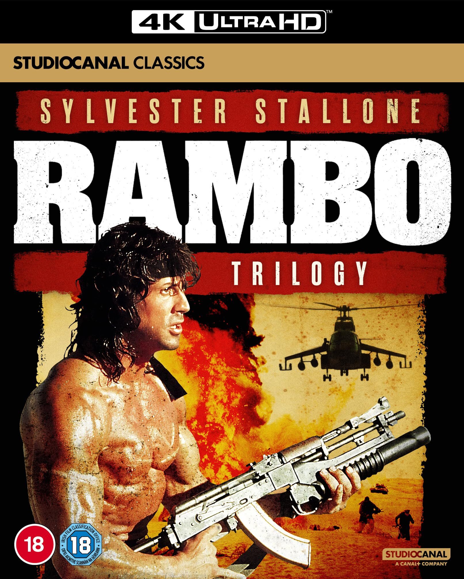 Rambo Trilogy 1988 Blu-ray / 4K Ultra HD (Box Set) - MangaShop.ro