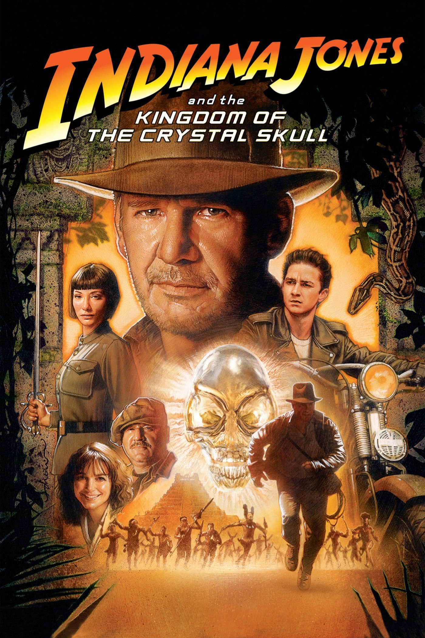 Indiana Jones and the Kingdom of the Crystal Skull 2008 Blu-ray / 4K Ultra HD + Blu-ray (Steelbook) - MangaShop.ro