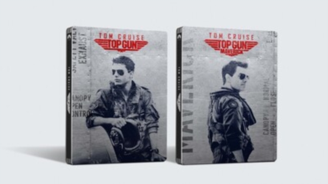 Top Gun/Top Gun: Maverick 2022 Blu-ray / 4K Ultra HD + Blu-ray Steelbook Box Set (Gift Set) - MangaShop.ro