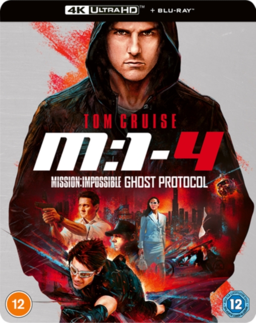 Mission: Impossible - Ghost Protocol 2011 Blu-ray / 4K Ultra HD + Blu-ray (Limited Edition Steelbook) - MangaShop.ro