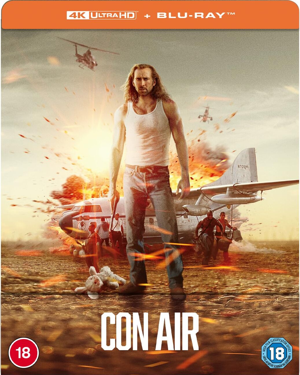 Con Air 1997 Blu-ray / 4K Ultra HD + Blu-ray (Steelbook) - MangaShop.ro