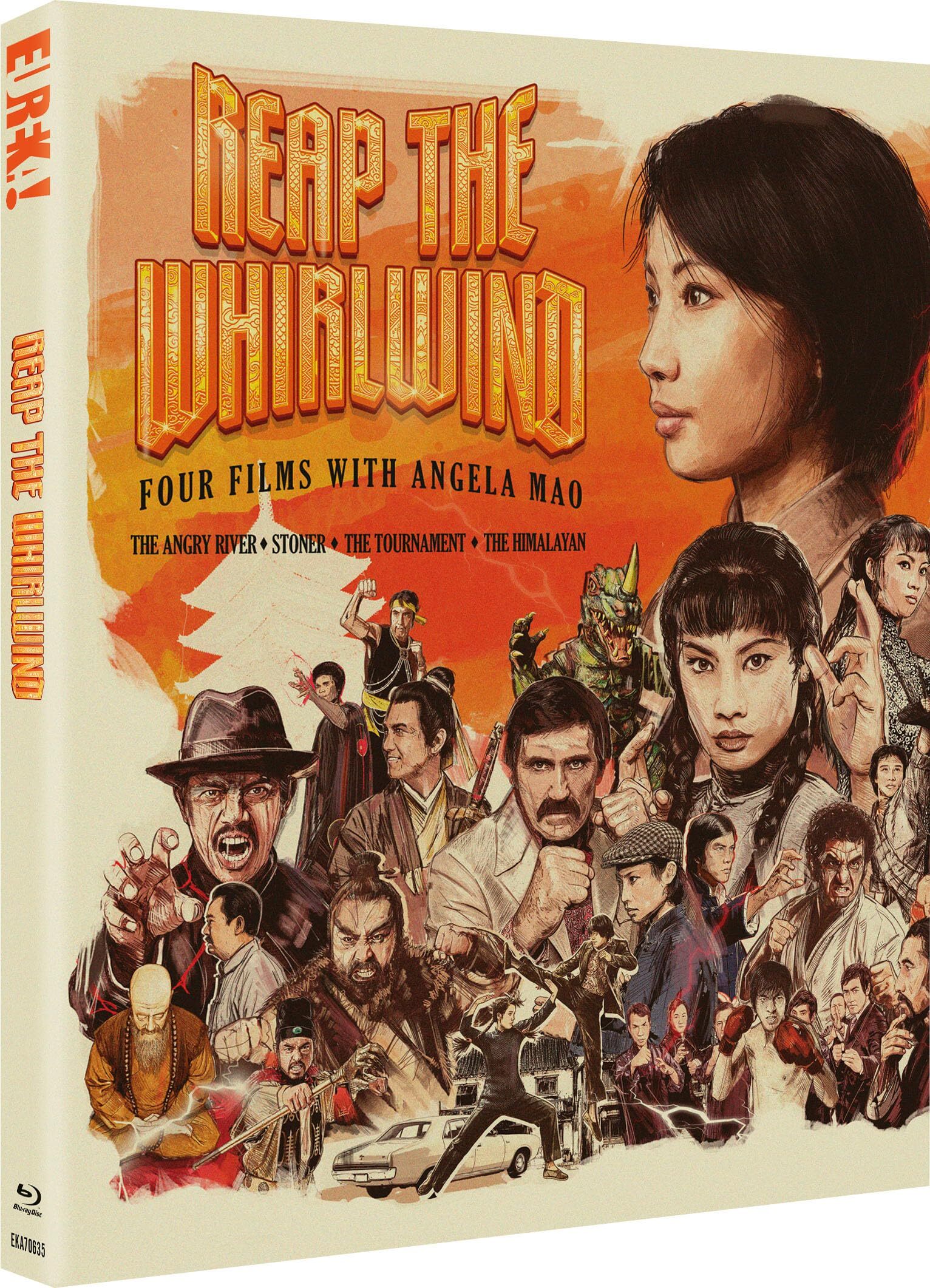 Reap the Whirlwind: Four Films With Angela Mao 1976 Blu-ray / Box Set with Book (Limited Edition) - MangaShop.ro