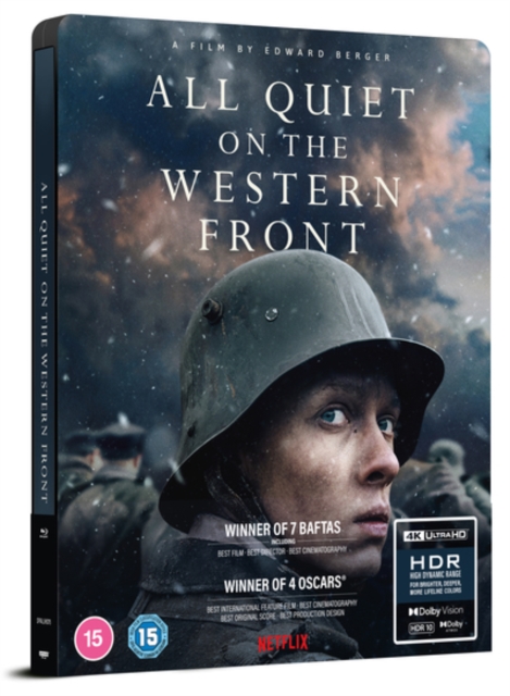 All Quiet On the Western Front 2022 Blu-ray / 4K Ultra HD + Blu-ray (Steelbook) - MangaShop.ro