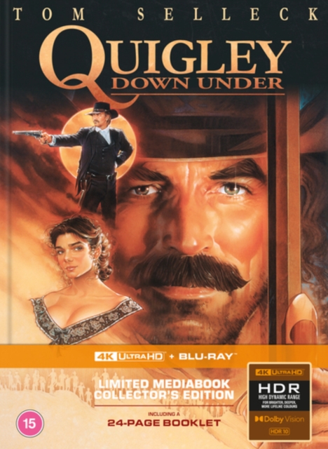 Quigley Down Under 1990 Blu-ray / 4K Ultra HD + Blu-ray (Collector's Limited Edition Mediabook) - MangaShop.ro