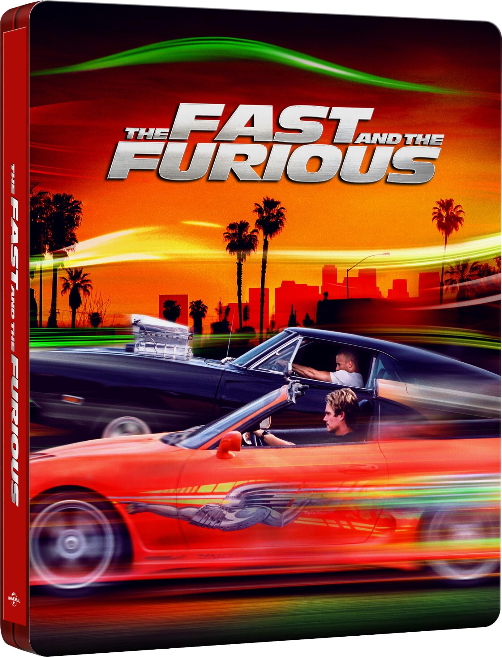 The Fast and the Furious 2001 Blu-ray / 4K Ultra HD + Blu-ray (25th Anniversary Collector's Steelbook) - MangaShop.ro