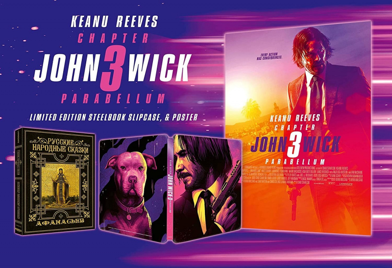 John Wick: Chapter 3 - Parabellum 2019 Blu-ray / 4K Ultra HD + Blu-ray (Steelbook) - MangaShop.ro