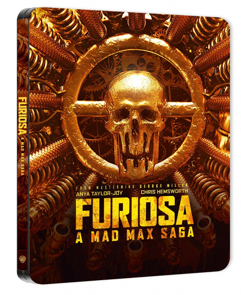 Mad Max - Furiosa 2024 Limited Edition Steelbook (Goldskull) 4K Ultra HD + Blu-Ray - MangaShop.ro