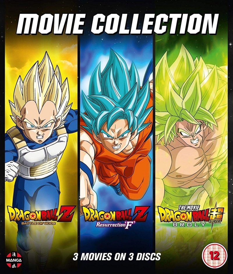 Dragon Ball Trilogy: Battle of Gods/Resurrection 'F', Broly 2018 DVD - MangaShop.ro