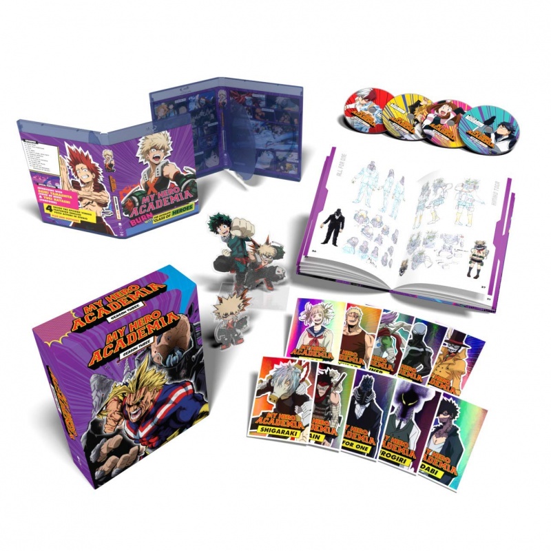 My Hero Academia: Season Three, Part One 2018 Blu-ray / with DVD (Collector's edition box set) - MangaShop.ro
