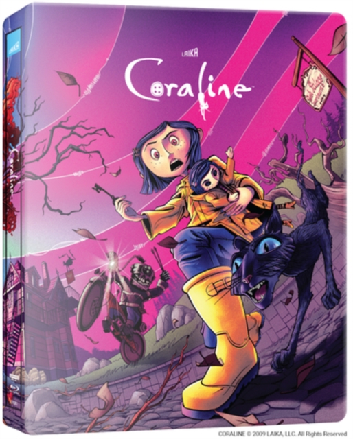 Coraline Limited Edition Steelbook 4K Ultra HD + Blu-Ray - MangaShop.ro