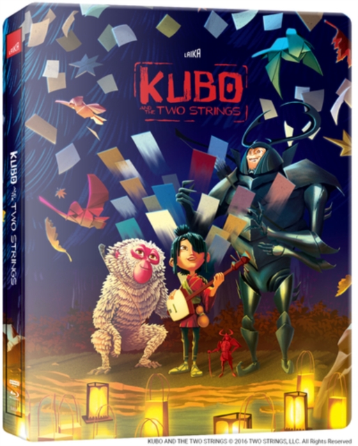 Kubo And The Two Strings Limited Edition Steelbook 4K Ultra HD + Blu-Ray - MangaShop.ro