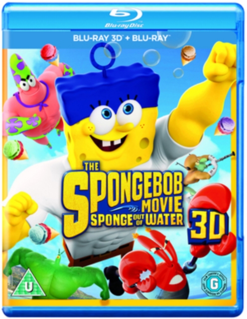 The Spongebob Movie - Sponge Out Of Water 3D+2D Blu-Ray - MangaShop.ro
