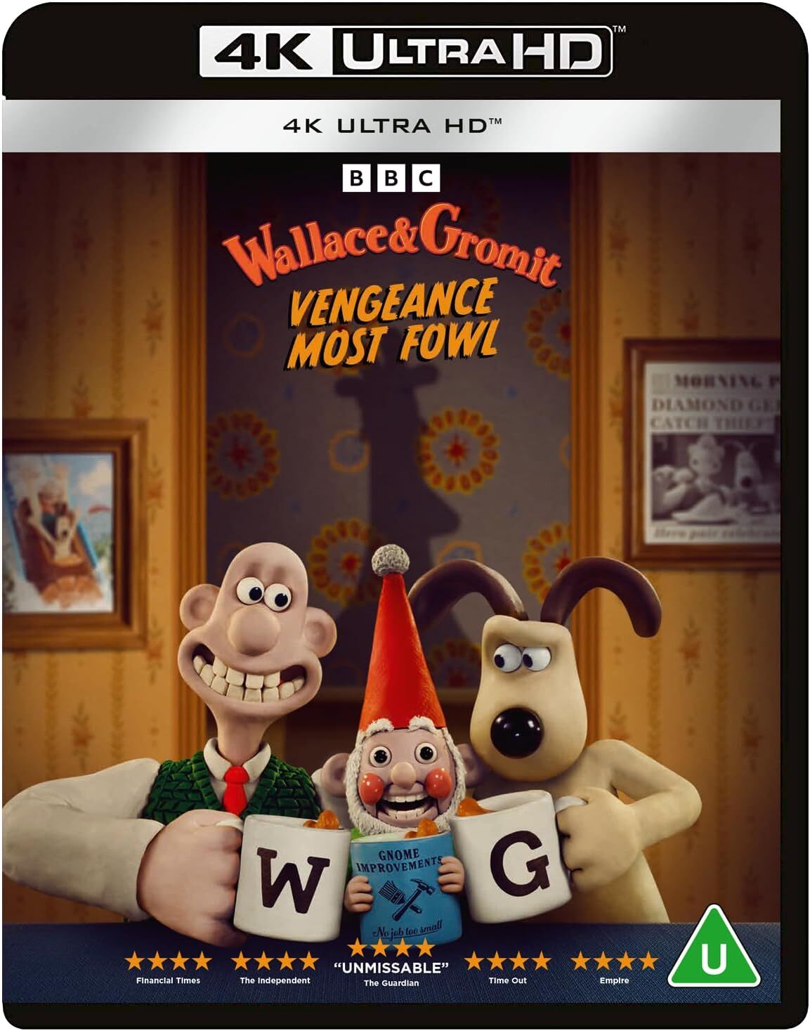 Wallace and Gromit: Vengeance Most Fowl 2024 Blu-ray / 4K Ultra HD - MangaShop.ro