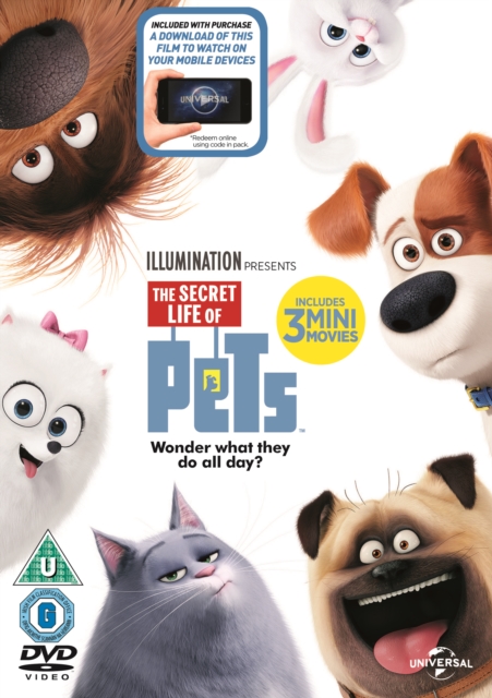 The Secret Life of Pets 2016 DVD / with Digital Download - MangaShop.ro