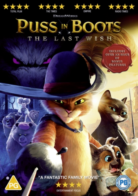 Puss in Boots: The Last Wish 2022 DVD - MangaShop.ro