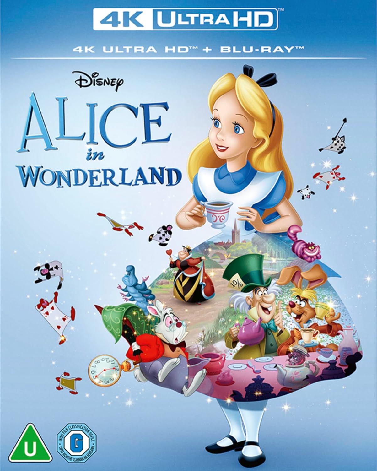 Alice in Wonderland (Disney) 1951 Blu-ray / 4K Ultra HD + Blu-ray - MangaShop.ro