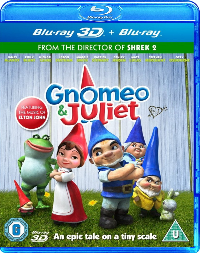 Gnomeo & Juliet 2011 Blu-ray / 3D Edition - MangaShop.ro