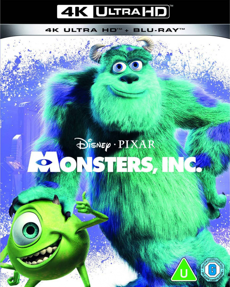 Monsters Inc  2001 4K Ultra HD + Blu-Ray - MangaShop.ro