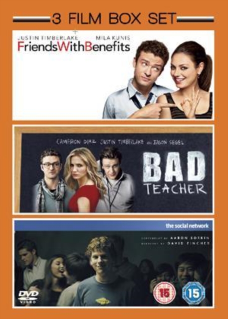 Friends With Benefits/Bad Teacher/The Social Network 2011 DVD / Box Set - MangaShop.ro