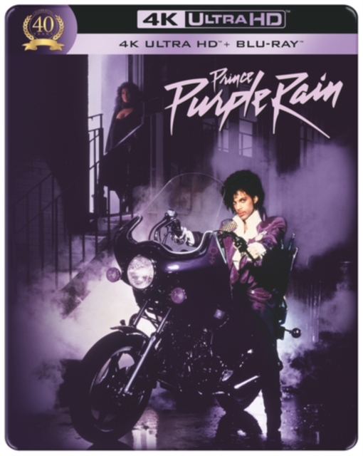 Purple Rain 1984 Blu-ray / 4K Ultra HD + Blu-ray (40th Anniversary Steelbook) - MangaShop.ro
