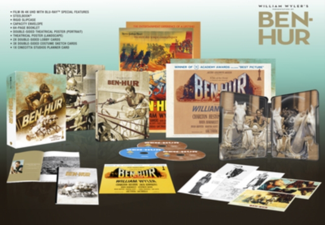 Ben-Hur 1959 Blu-ray / 4K Ultra HD + Blu-ray (Collector's Edition Steelbook) - MangaShop.ro