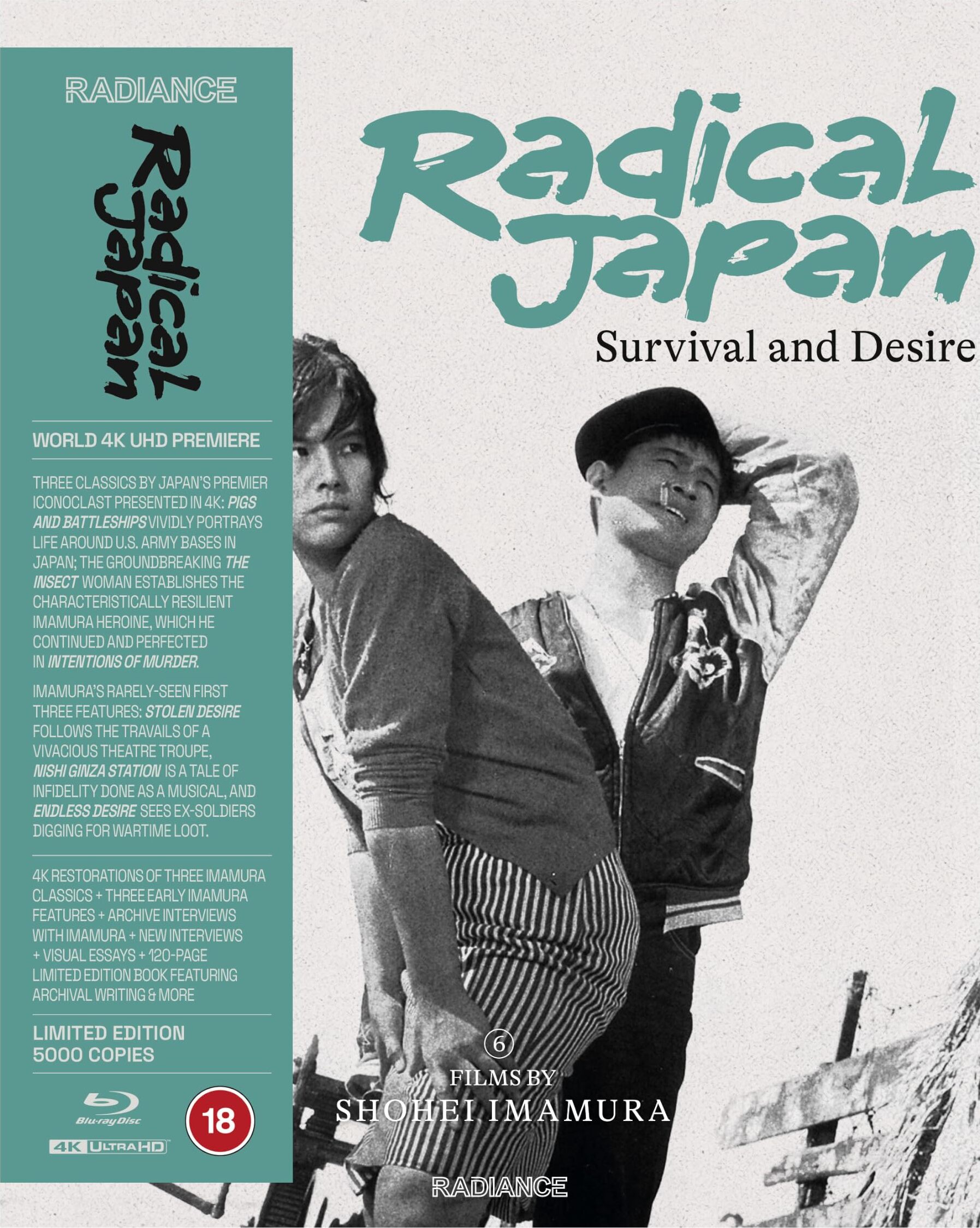 Radical Japan: Survival and Desire 1964 Blu-ray / 4K Ultra HD + Blu-ray + Book (Limited Edition Box Set) - MangaShop.ro