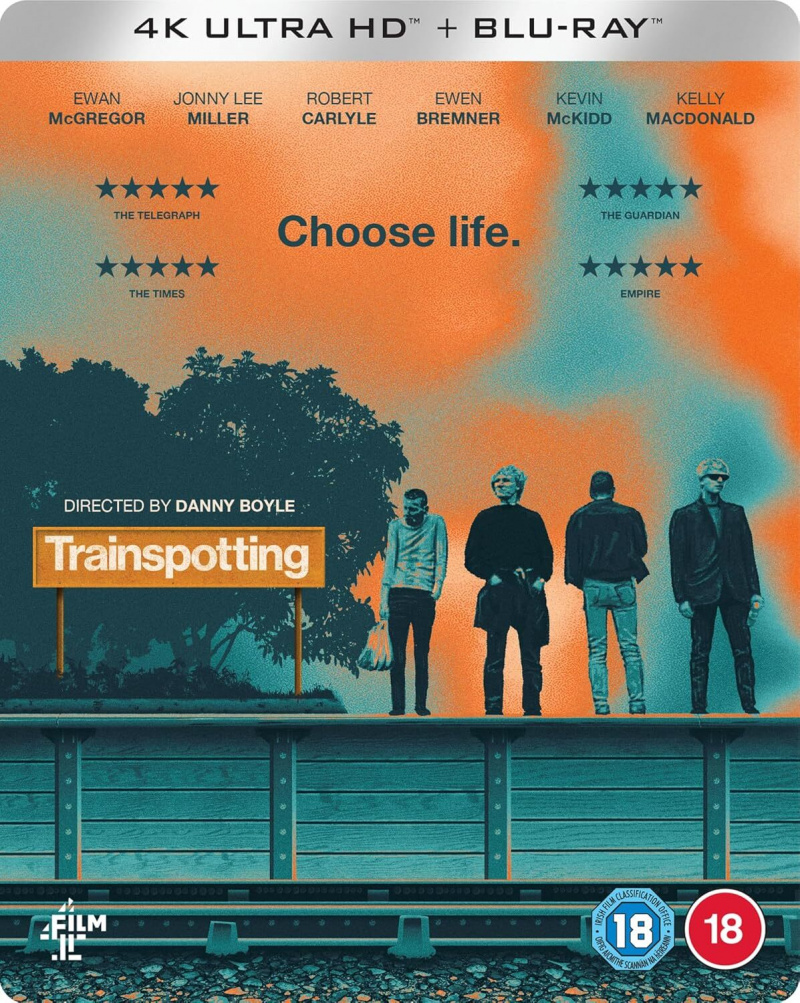 Trainspotting 1996 Limited Edition Steelbook 4K Ultra HD + Blu-Ray - MangaShop.ro