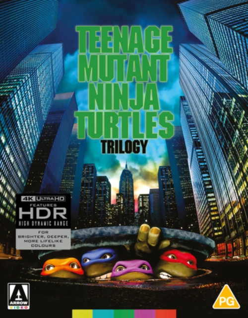 Teenage Mutant Ninja Turtles: Trilogy 1993 Blu-ray / 4K Ultra HD (Limited Edition Box Set - Restored) - MangaShop.ro