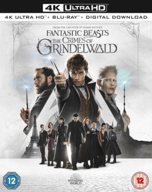 Fantastic Beasts: The Crimes of Grindelwald 2018 Blu-ray / 4K Ultra HD + Blu-ray + Digital Download - MangaShop.ro