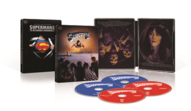 Superman II (Theatrical Cut and the Richard Donner Cut) 1980 Blu-ray / 4K Ultra HD + Blu-ray (Steelbook) - MangaShop.ro