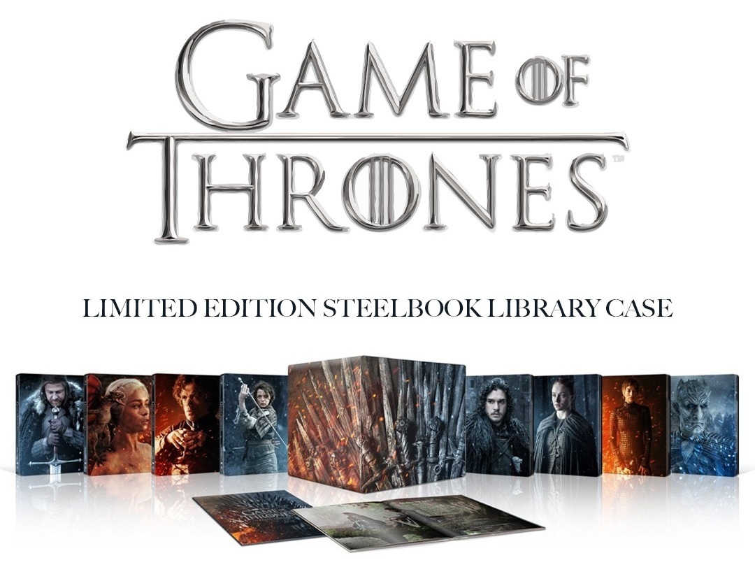 Game of Thrones: The Complete Series 2019 Blu-ray / 4K Ultra HD (15th Anniversary Limited Edition Steelbook) - MangaShop.ro