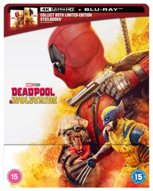 Deadpool & Wolverine 2024 Blu-ray / 4K Ultra HD + Blu-ray (Deadpool Limited Edition Steelbook) - MangaShop.ro