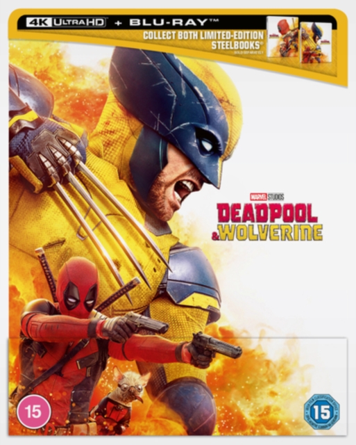 Deadpool & Wolverine 2024 Blu-ray / 4K Ultra HD + Blu-ray (Wolverine Limited Edition Steelbook) - MangaShop.ro