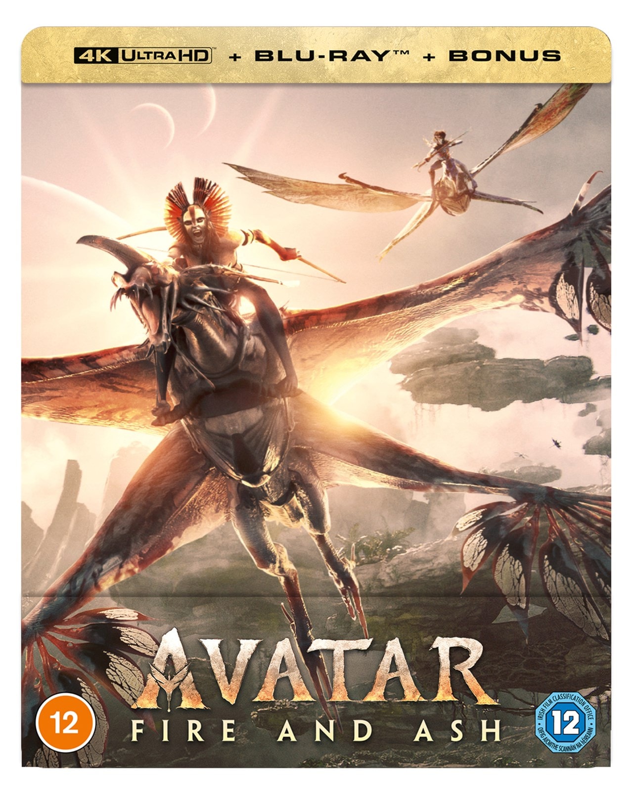 Avatar: Fire and Ash 2025 Blu-ray / 4K Ultra HD + Blu-ray (Steelbook) - MangaShop.ro