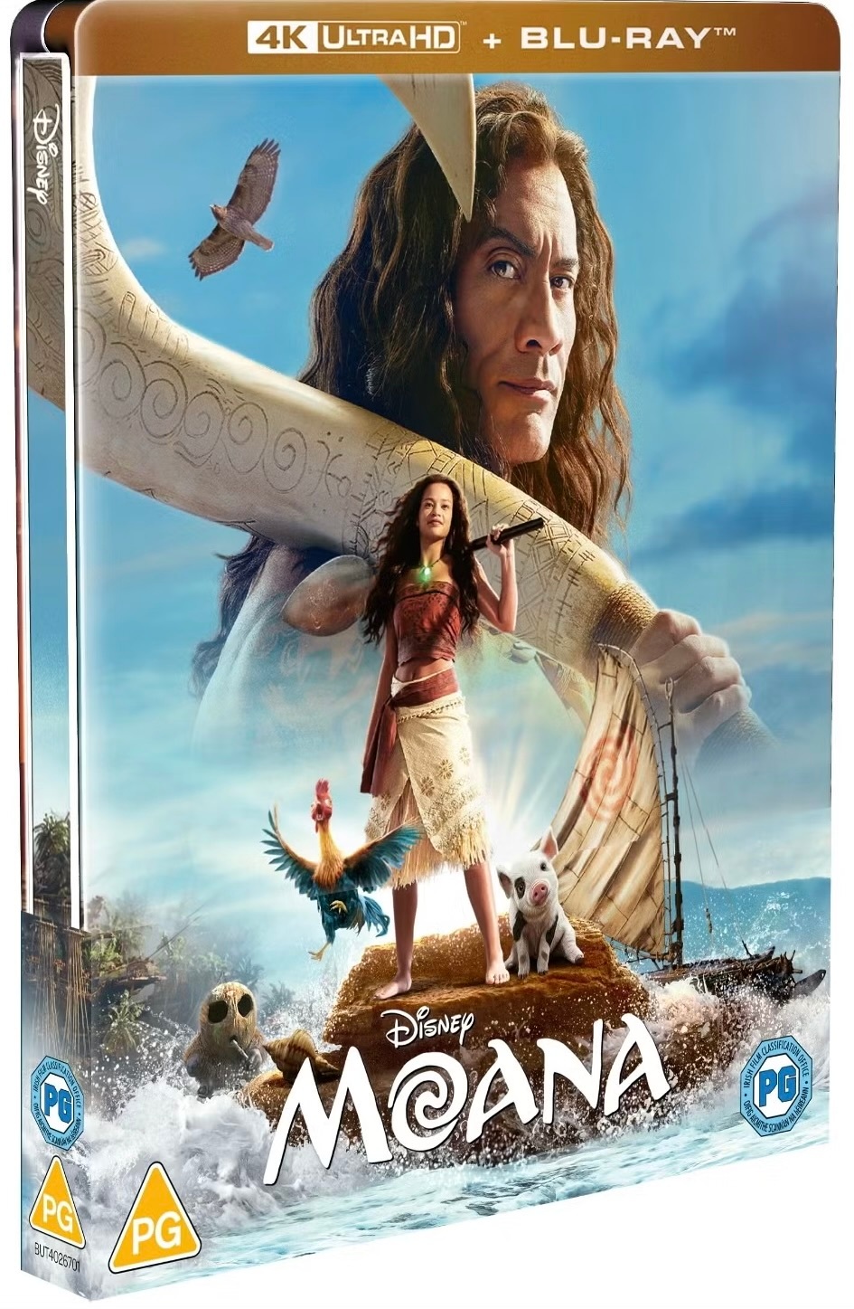 Moana 2026 Blu-ray / 4K Ultra HD + Blu-ray (Steelbook) - MangaShop.ro