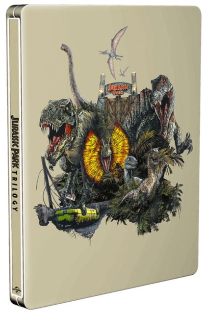 Jurassic Park Trilogy 2001 Blu-ray / 4K Ultra HD (Steel Book) - MangaShop.ro