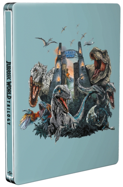 Jurassic World Trilogy 2022 Blu-ray / 4K Ultra HD (Steel Book) - MangaShop.ro