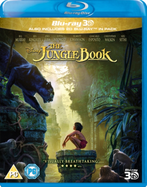 The Jungle Book 2016 Blu-ray / 3D Edition with 2D Edition - MangaShop.ro