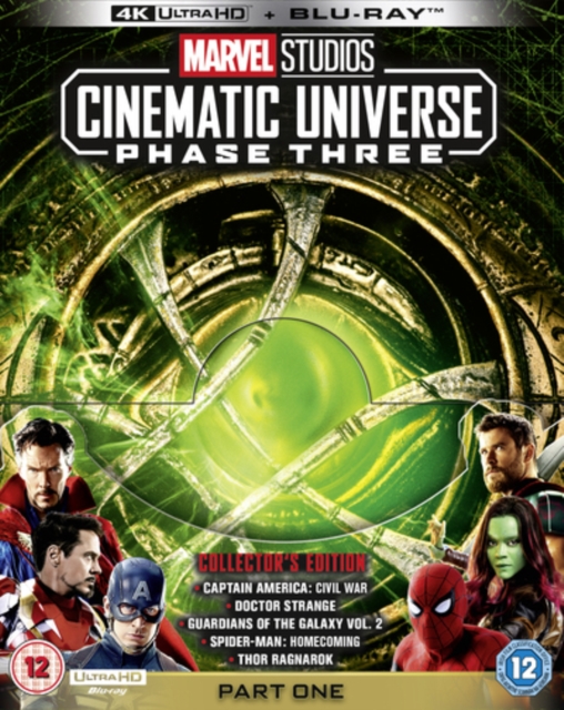 Marvel Studios Cinematic Universe: Phase Three - Part One 2017 Blu-ray / 4K Ultra HD + Blu-ray (Collector's Edition) - MangaShop.ro