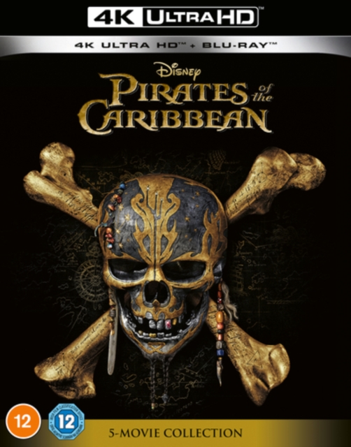 Pirates of the Caribbean: 5-movie Collection 2017 Blu-ray / 4K Ultra HD + Blu-ray (Boxset) - MangaShop.ro