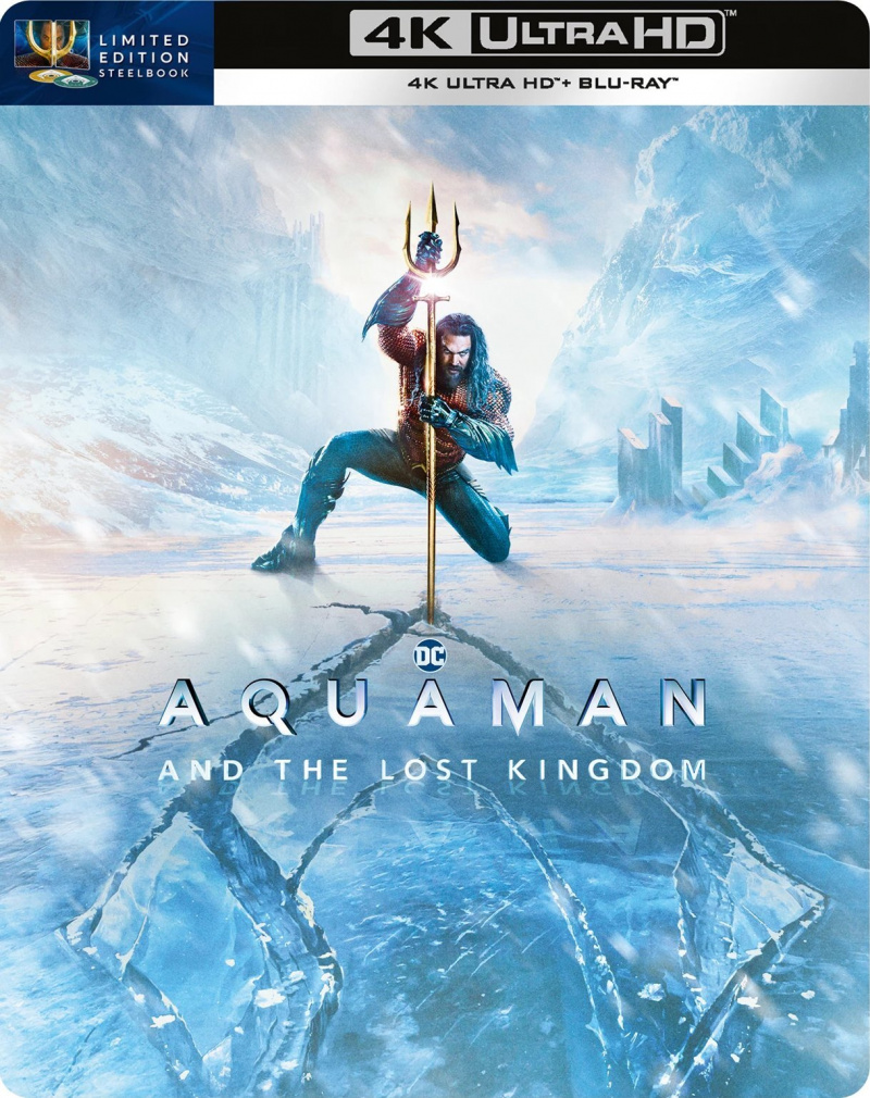 Aquaman 2 - Aquaman And The Lost Kingdom 2023 Limited Edition Steelbook 4K Ultra HD - MangaShop.ro