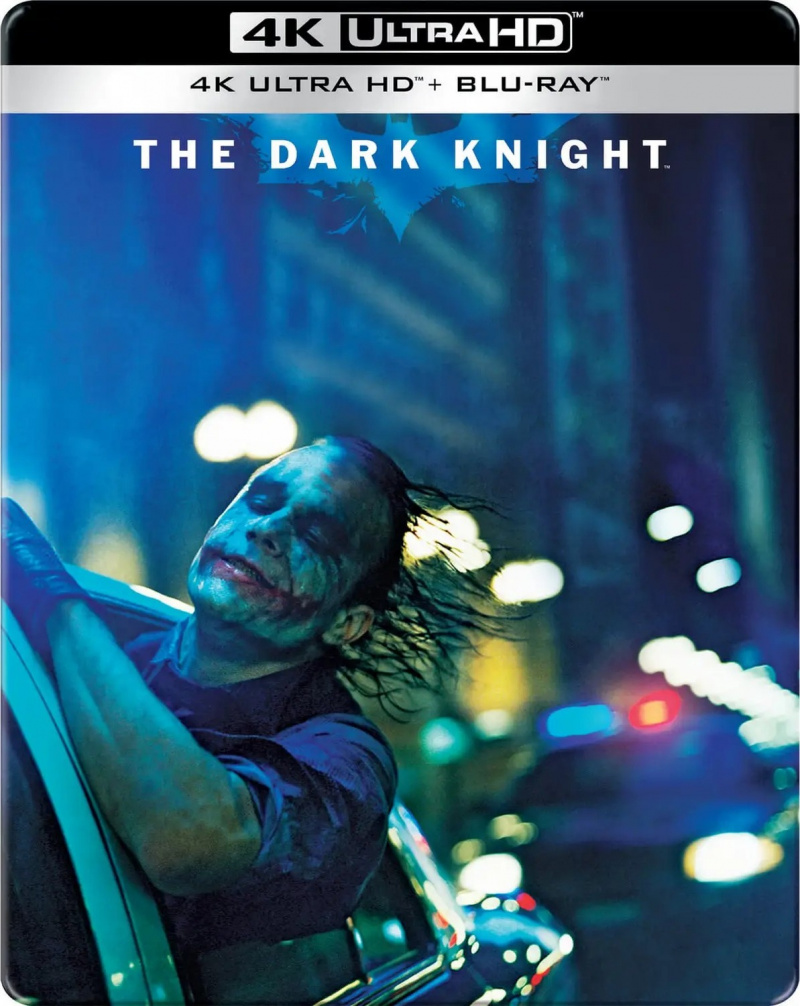 Batman - The Dark Knight (2008) Limited Edition Steelbook 4K Ultra HD + Blu-Ray - MangaShop.ro