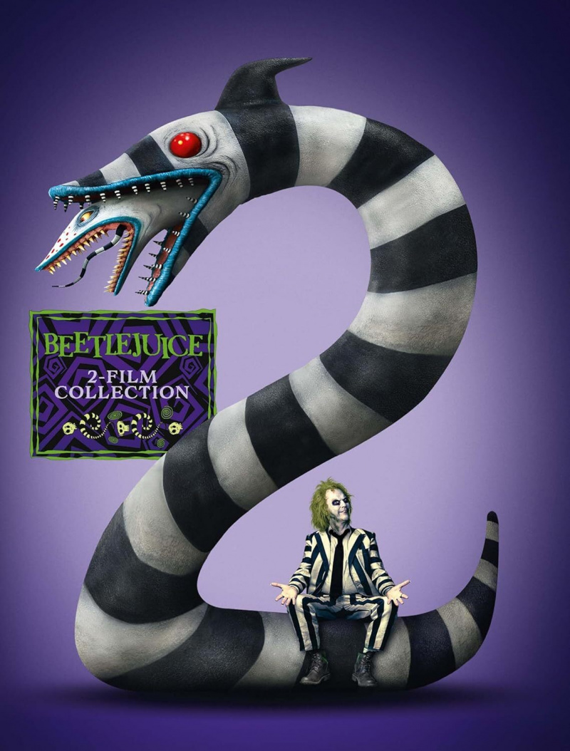 Beetlejuice / Beetlejuice Beetlejuice Limited Collectors Edition Steelbook 4K Ultra HD + Blu-Ray - MangaShop.ro