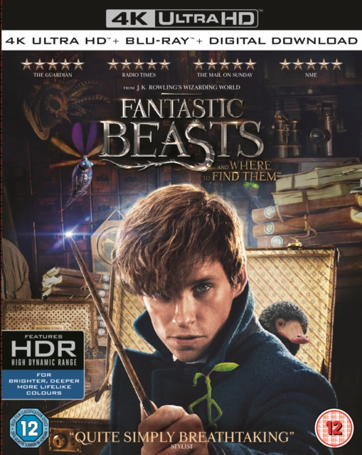 Fantastic Beasts and Where to Find Them 2016 4K UHD + Blu-Ray+Digital - MangaShop.ro