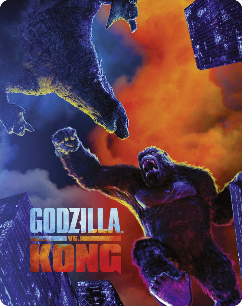 Godzilla Vs Kong 2021 Limited Edition Steelbook 4K Ultra HD + Blu-Ray - MangaShop.ro