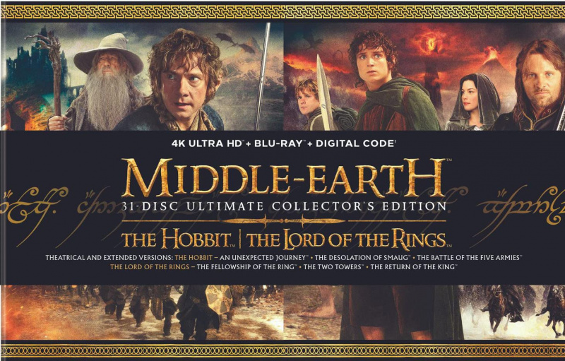 Middle Earth Ultimate Collectors Edition 4K Ultra HD - MangaShop.ro